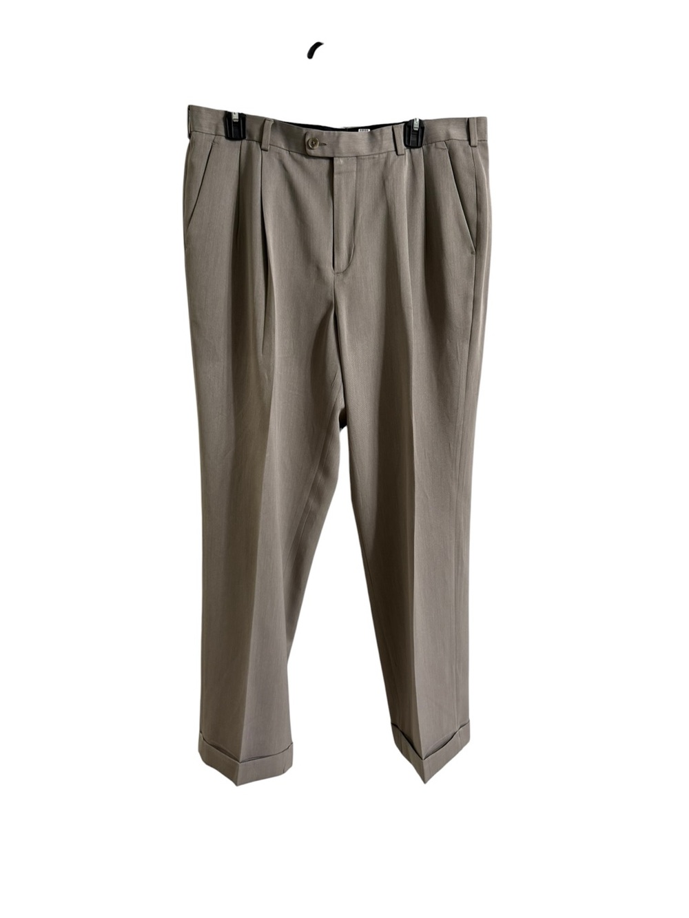 Perry Ellis Taupe Pleated Dress Pants